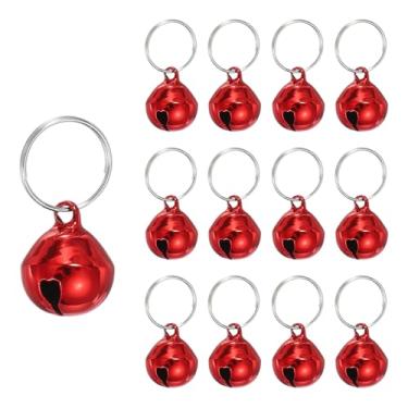 Imagem de PATIKIL 12 peças de sino de cachorro, mini sino de gato, coleira pequena para animais de estimação, chaveiro fofo a granel de metal alto para coleira de cachorro, colar com pingente de berloque