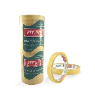 Imagem de Fita Adesiva Durex Transparente 12Mm X 40M - Rolo Com 10 Un
