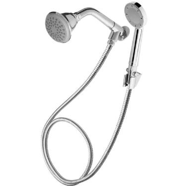 Imagem de Ducha Fria 3"" com Desviador Metal e Mangueira 1,8 Metros Cromada - 3751 - FAME