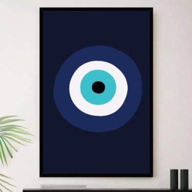 Imagem de Genérico, Quadro Olho Grego Fé Paz Zen Royal Decorativo A3 35x45cm