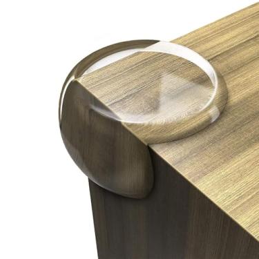 Imagem de Protetores de canto de mesa em silicone | Capas protetoras de segurança (12,Rotundidade)