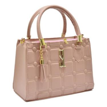 Imagem de Bolsa Feminina Lorena Frequência Média material ecológico Forrada Tira