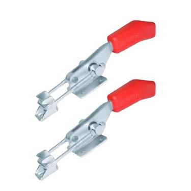 Imagem de Kit 2 Grampos Tensor de Aperto Rápido p/Cadeado Zincado GA200DC E110 – Resistência e Praticidade