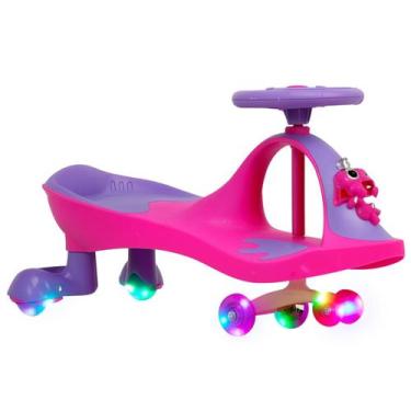 Imagem de Ginga Carrinho Super Car Infantil Manual Gira Sapinho Feliz Meninos e 