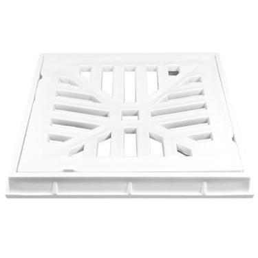 Imagem de Grelha Reforçada Branca Com Porta-grelha 25 X 25 Cm - 1636 - Estrela