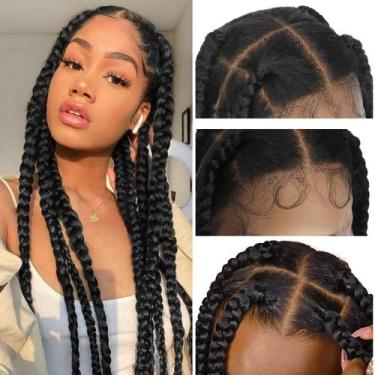 Imagem de Peruca trançada Lady Miranda Full Lace Jumbo Box Braid 32"