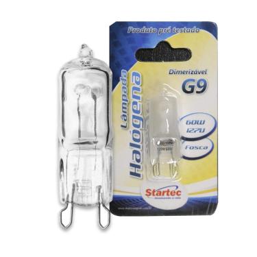 Imagem de Lâmpada G9 Halógena 60W Bipino 2700K Luz Quente - 220V