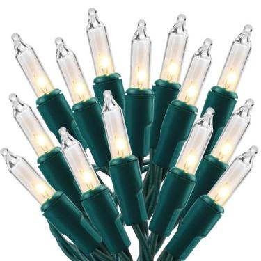 Imagem de Luzes de Natal LJLNION 150 unidades 8,9 m, brancas quentes, 120 V
