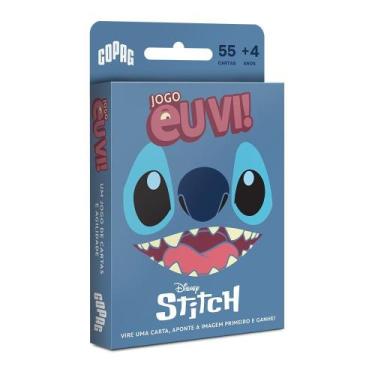 Imagem de Jogo eu vi! stitch copag 55 cartas baralho disney diversão e brincadei