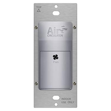 Imagem de TOPGREENER Interruptor de temporizador de circulação de ar, fio neutro necessário, temporizador de ventilador de ar fresco por hora, atraso de tempo ajustável, indicador LED, 120VAC 60Hz, motor 1/4HP