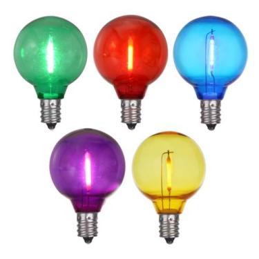 Imagem de Lâmpadas de reposição LED MAINDECO G40 0,5 W 120 V E12, pacote com 25