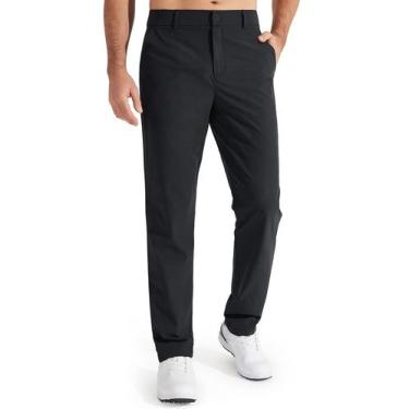 Imagem de Calças de golfe Libin Classic Fit Stretch Quick Dry para homens