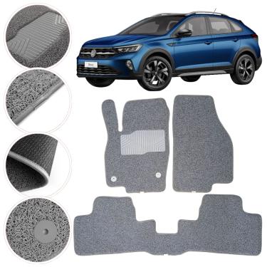 Imagem de Tapete Kapazi Automotivo Premium Vw Nivus 2018 a 2025 Cinza