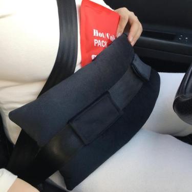 Imagem de Almofada de histerectomia HapiPoppy Abdominal Pós-Cirurgia Preta