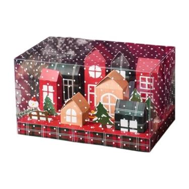 Imagem de Lilihuimaoyi Caixa de Presente de Natal para Decoração de Natal, para Biscoitos, Presentes, Doces, Biscoitos, Salgadinhos E Artigos para Festas.