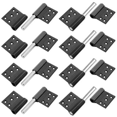 Imagem de Dobradiça ou 8 unidades de alumínio Black Lift Off 12x9,5 cm - eoere