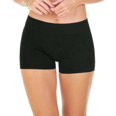 Imagem de Calcinha Boxer Shortinho sem Costura Adulto Juvenil - Zee Rucci, M, Pr