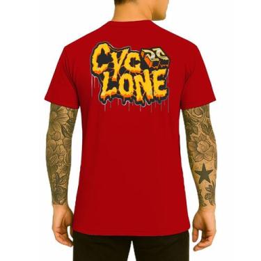 Imagem de Camisa Cyclone Slow Melt Metal, Vermelho rubro, GG