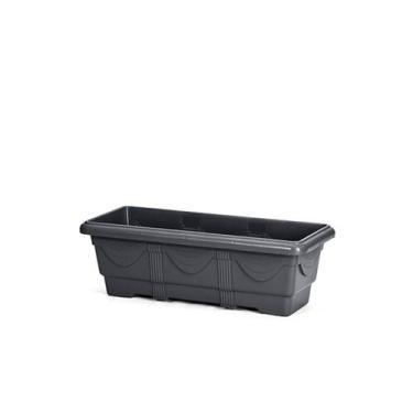 Imagem de Jardineira Cor Preto 50cm Para Plantas e Flores - NUTRIPLAN
