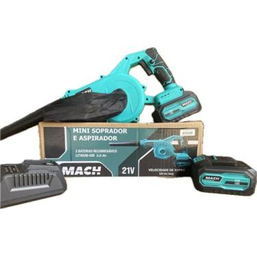 Imagem de Mini Soprador E Aspirador Mach, 21v C/ 2 Baterias
