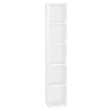 Imagem de Estante Livreiro 4 Prateleiras 185X33 cm Janaina REAJL Moveis, Branco