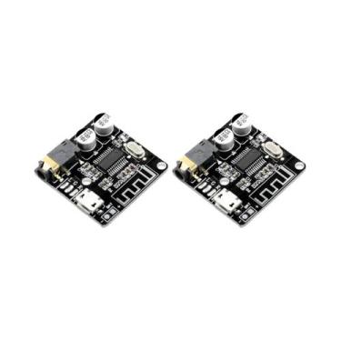 Imagem de Placa Receptora De Áudio Bluetooth Módulo De Música Estéreo Aux De 3,5