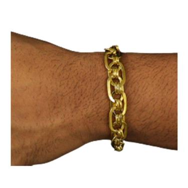 Imagem de Pulseira 10mm Imperador Moeda Antiga Pra Ostentar