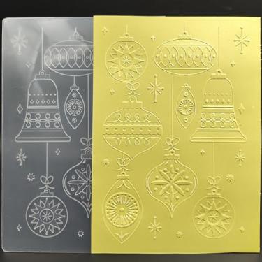 Imagem de Pasta de plástico em relevo, 12 x 17 cm, papel de sino de vento, artesanato, impressões texturizadas de plástico para fazer cartões, scrapbooking