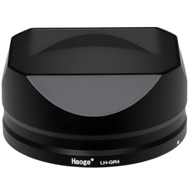 Imagem de Haoge Para-sol quadrado de metal para acessórios de câmera compacta digital RICOH GR4 GRIV