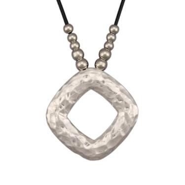 Imagem de JAOYU Colar Boho feminino com pingente grande, gargantilha longa, de couro, dourado, vintage, joias modernas, Couro sintético, Sem Pedra Preciosa