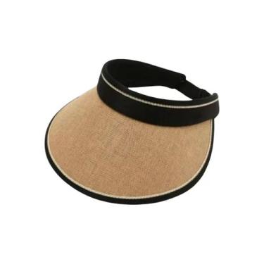 Imagem de Viseira para mulheres, praia, verão, proteção solar, várias cores - Li