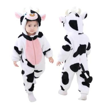Imagem de Fantasia TONWHAR Baby Animal Outfit Macacão Macacão Milk Cow