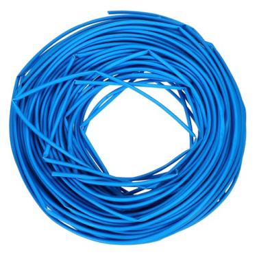 Imagem de DMiotech Tubo termorretrátil tubo de isolamento elétrico 2:1 tubo de fio de cabo envoltório manga azul 0,5 cm diâmetro 50 m de comprimento