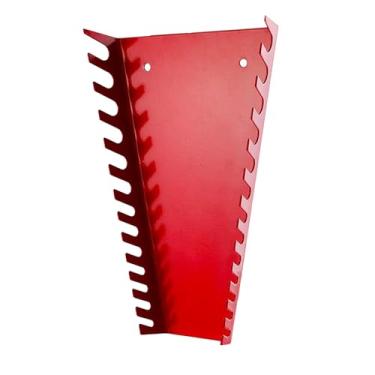 Imagem de Whtkoph Organizador de Chaves para Pendurar, Porta-chaves, Caixa de Ferramentas de Metal, Bandeja de Armazenamento de Parede para Gaveta, Cômoda, Oficina de R, Vermelho