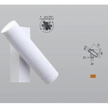 Imagem de Spotline Arandela Mark 1042/2 5w 3000k Branco - Casa Chafariz