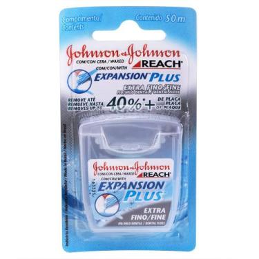 Imagem de Fio Dental Johnsons Reach Extra Fino 50m - Johnson&Johnson, Menta, 50m