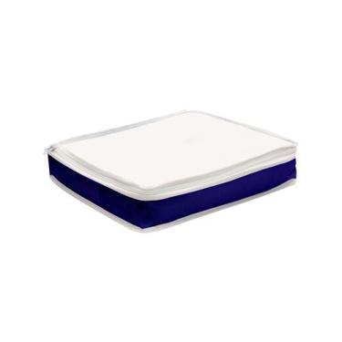 Imagem de Organizador de Lençol Nylon Tampa Cristal Azul Marinho 931 VB HOME