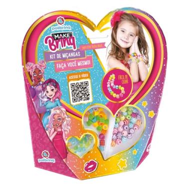 Imagem de Polibrinq Kit de Miçangas Colares e Pulseiras Make Brinq