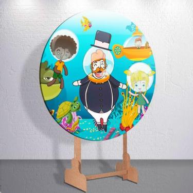 Imagem de Capa Painel Redondo 50x50cm Festa Infantil Mundo Incrível do Bita Mini