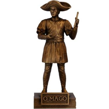 Imagem de Estátua O mago - Arcano Maior de Tarot - Versão 2 (Cobre Antigo)