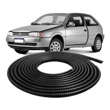 Imagem de 5m Borracha Couro Cobra Proteção Da Porta 7x14 Mm Gol Bola [f103]