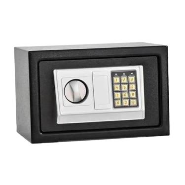 Imagem de Vaveren Cofre de compacto e prático, facilmente programável, com teclado digital para armários de quarto, hotéis e joias. Ideal para casa, quarto,