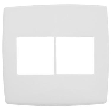 Imagem de Placa 2+2 Postos 4x4 Branca - 618512bc - Pial Plus