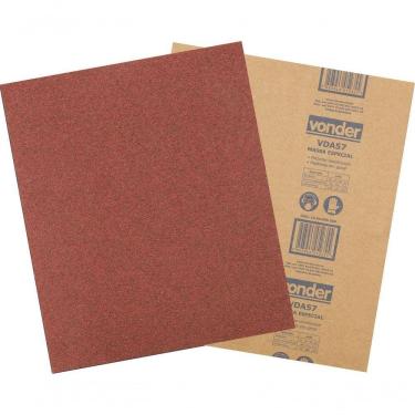 Imagem de Lixa Folha Massa G50 225x275mm Vda-57 Com 50 Peças - Vonder