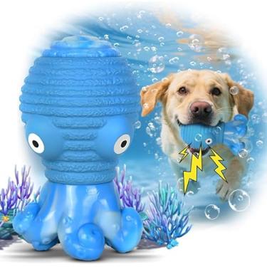Imagem de Kseroo P Brinquedos para cães para mastigar agressivos, brinquedo indestrutível, polvo durável, brinquedos de mastigar para raças médias e grandes — mantenha os cães ocupados para festas na piscina de