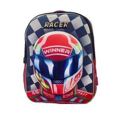 Imagem de Mochila De Costas Infantil Criança Unissex Escolar Racer Winner-Unissex