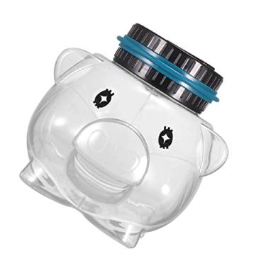 Imagem de HOOTNEE Cofrinho digital para meninos, meninas e adultos, cofrinho de desenho animado de porco 2ª geração, caixa de dinheiro com contagem digital, pote criativo de economia para desafios de economia