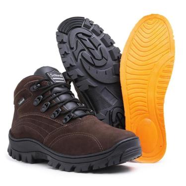 Imagem de Bota Coturno Militar Adventure Em Couro Masculino-Masculino