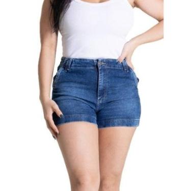 Imagem de Shorts Jeans Sawary - 281120 - Azul médio 44-Feminino