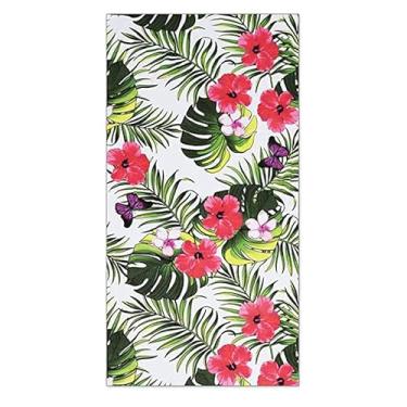 Imagem de Yalych Toalha de banho, toalha de praia grande de pelúcia curta de microfibra secagem rápida sem areia toalhas de praia listradas para esportes adultos toalha de banho 153 x 77 cm B toalhas (cor: B